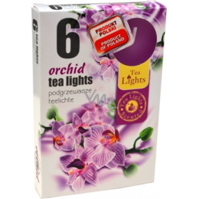 Teelichter Orchidee duftende Teelichter 6 Stück