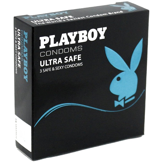 Playboy Ultra Safe Kondom aus Naturlatex 3 Stück
