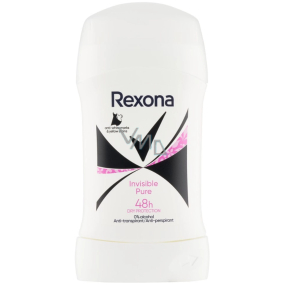 Rexona Invisible Pure Antitranspirant Deodorant Stick für Frauen 50 ml