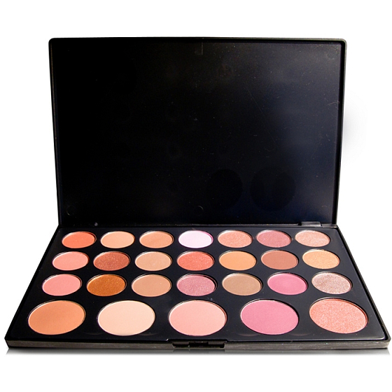 Sei schick! Vogue Palette, eine Palette mit 21 Lidschatten und 5 Rouge