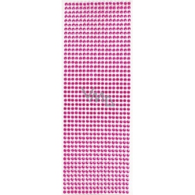 Albi Selbstklebende Steine rosa 4 mm 828 Stück