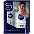 Nivea Men Silver Protect Rasierschaum 200 ml + After Shave Balm 100 ml, Kosmetikset