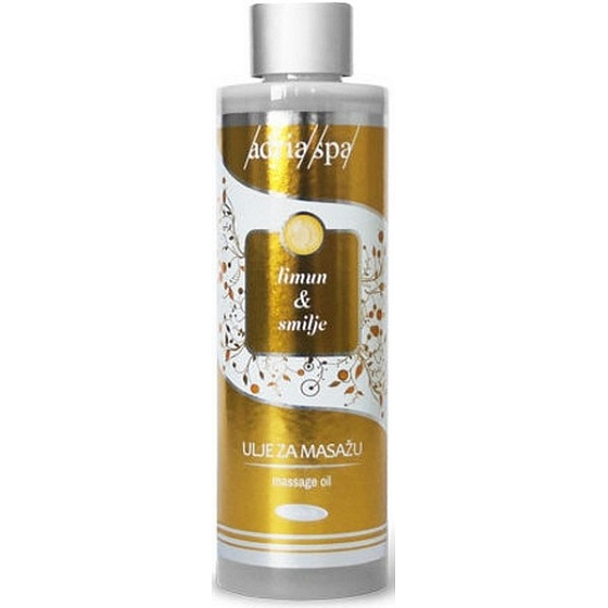 Adria Spa Citron & Strawberry regenerierendes Massageöl gegen Dehnungsstreifen 200 ml