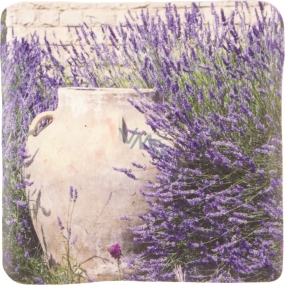 Böhmen Geschenke Amphore in Lavendel dekorative Fliese 10 x 10 cm