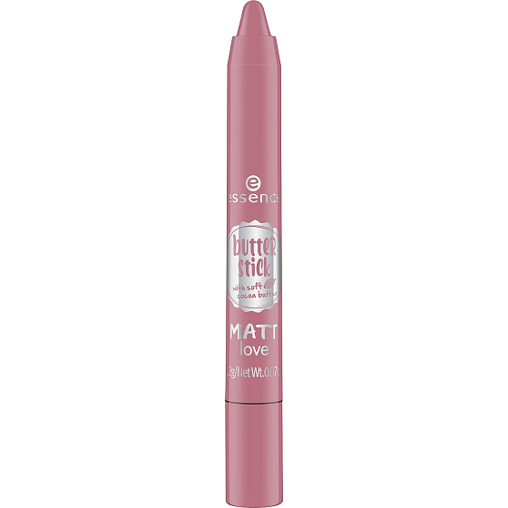 Essenz Butter Stick Matt Love Lippenfarbe 04 Pink Marshmallow 2,2 g