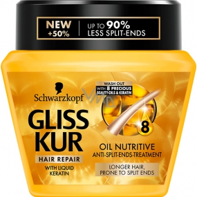 Gliss Kur Oil Nutritive Regenerationsmaske für ausgefranstes Haar 300 ml
