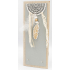 Nekupto Home Decor Holzbrett mit grauen Haken 12 x 30 cm
