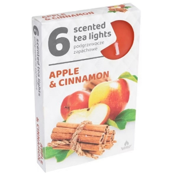 Teelichter Apfel und Zimt duftende Teelichter 6 Stück