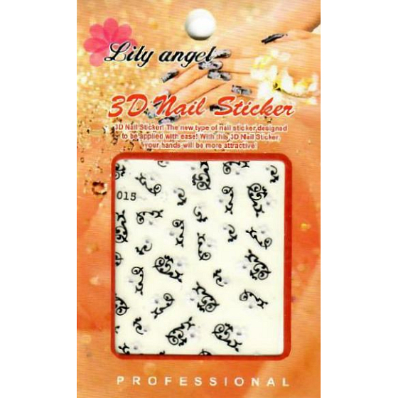 Lily Angel 3D Nagelaufkleber 1 Blatt 10100 B015