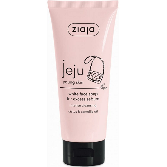 Ziaja Jeju White entzündungshemmende und antibakterielle Gesichtsseife 75 ml