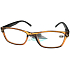 Berkeley Reading Prescription Glasses +1.0 Kunststoff transparent braun, schwarze Seiten 1 Stück MC2166