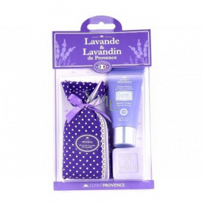 Esprit Provence Lavendelduftbeutel 5 g + Handcreme 30 ml + Toilettenseife 25 g, Kosmetikset