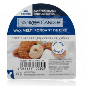 Yankee Candle Soft Blanket - Weiches duftendes Wachs für Aromalampe 22 g