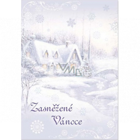 Ditipo Spielkarte Snowy Christmas Iveta Bartošová In Weiß 224 x 157 mm