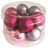 Kolbenglas lila Set 2,5 cm 12 Stück
