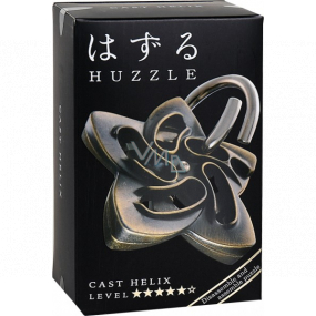 Huzzle Cast Helix Metallpuzzle, Schwierigkeitsgrad 5