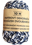 Albi Dekorative Schnur blau und weiß 10 m