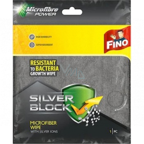 Fino Silver Block Mikrofasertuch 32 x 32 cm 1 Stück