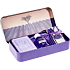 Esprit Provence Lavendel-Toilettenseife 60 g + Duftsäckchen + ätherisches Öl 12 ml + Dose mit Bild eines Baumes in einem Lavendelfeld, Kosmetikset für Frauen