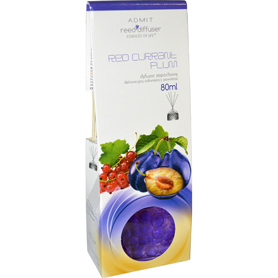 Reed Diffuser Pflaume und Johannisbeere Duftstäbchen Lufterfrischer 80 ml