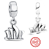 Sterling Silber 925 Sydney - Opernhaus, Reise-Armband-Anhänger