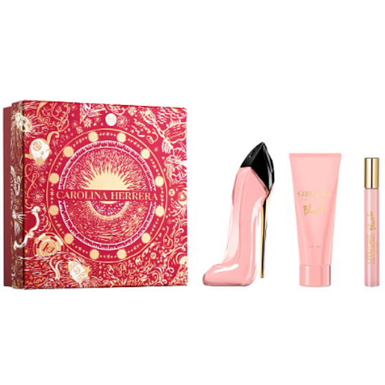 Carolina Herrera Good Girl Blush Eau de Parfum 80 ml + Körperlotion 100 ml + Eau de Parfum 10 ml, Geschenkset für Frauen