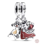 Charm Sterling Silber 925 Disney König der Löwen Timon und Pumba 2in1, film armband anhänger