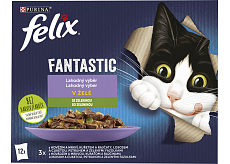 Felix Fantastic Katzenfutter mit Gemüse, 12 × 85 g