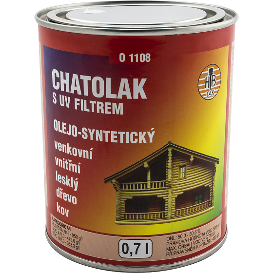 HB-Lak Chatolak O1108, Holz- und Metalllack, glänzend, 700 ml