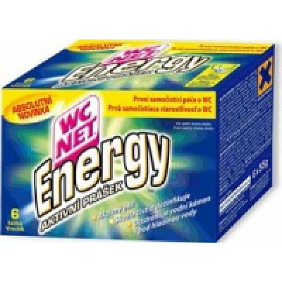 Wc Net Energy Reinigungspulver für Toilettentank 6 x 55 g
