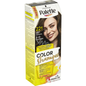 Schwarzkopf Palette Color Shampoo Farbe für Haare 221 Mittelbraun, 50 ml