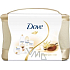 Dove Classic Sheabutter und Vanille Duschgel 250 ml + Creme 300 ml + Deodorant Spray 150 ml + Creme 75 ml + Beutel, Kosmetikset