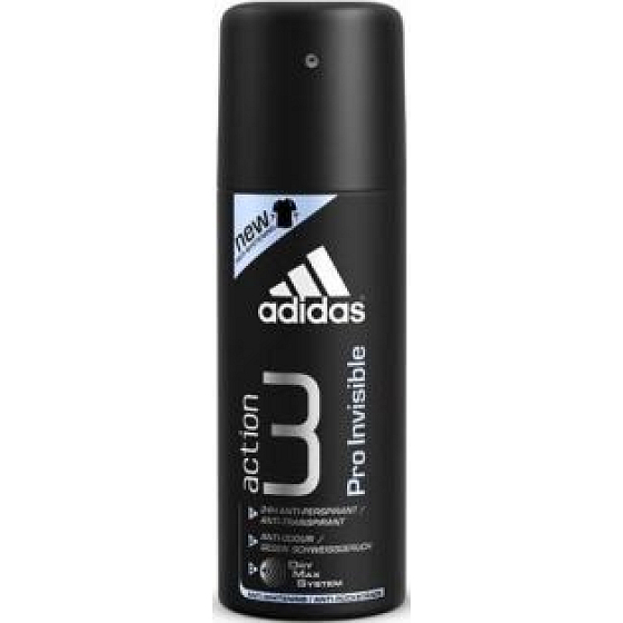 Adidas Action 3 Pro Invisible Antitranspirant Deodorant Spray für Männer 150 ml
