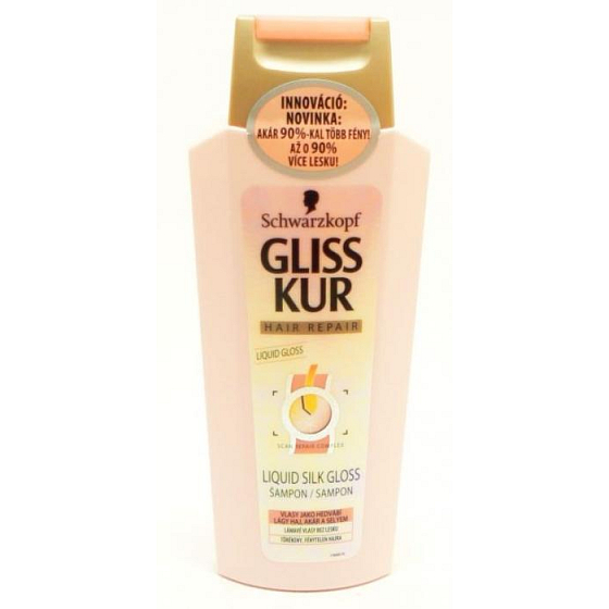 Gliss Kur Flüssiges Seidenglanz Regenerierendes Haarshampoo 400 ml