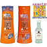 Böhmen Geschenke Solsolis Sun Care OF10 Sonnencreme 250 ml, nach Sonnencreme 250 ml, Bacardi 5 cl