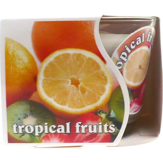 Aromatische Kerze MaP Tropical Fruits in Glas 80 g