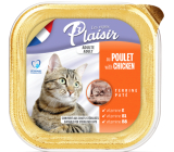 Plaisir Cat Chicken Tablett 100 g