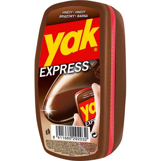 Yak Express brauner Schuhschwamm 10 g