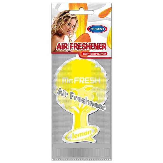 Mister Fresh Car Parfume Lemon hängen Lufterfrischer 1 Stück