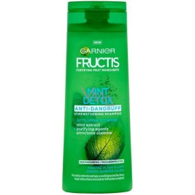 Garnier Fructis Mint Detox Anti-Schuppen-Shampoo für fettiges Haar mit Schuppen 250 ml