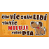 Nekupto Geschenke mit Humor Blechschild Je mehr ich Menschen kenne 23 x 12 cm