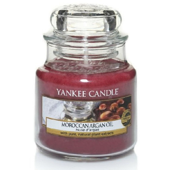 Yankee Candle Marokkanisches Arganöl Classic Morgan Duftkerze Classic Small Glass 104 g