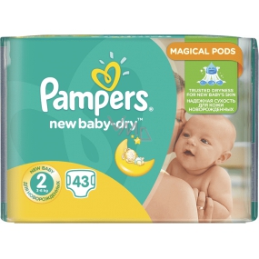 Pampers New Baby Dry 2 Mini 3-6 kg Windeln 43 Stück