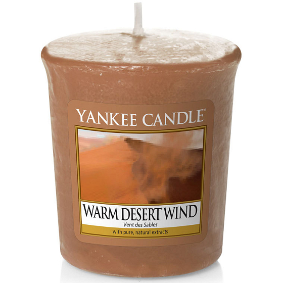Yankee Candle Warm Desert Wind - Warme Wüstenwind duftende Votivkerze 49 g