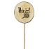 Bohemia Gifts Holzstecker für Kräuter mit Aufdruck - Petersilie, Durchmesser des Kreises ist 5 - 8 cm