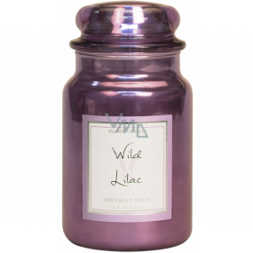 Village Candle Wild Lilac Duftkerze im Glas 2 Dochte 602 g
