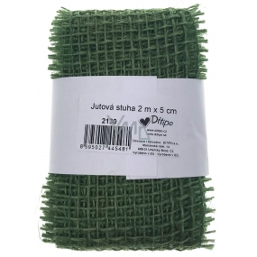 Ditipo Jute Band grün 2 mx 5 cm