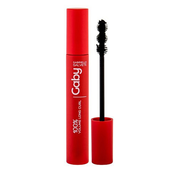 Gabriella Salvete GABY 100% Volumen Long Curl Mascara für Volumen, Rotation und Extension 01 Schwarz 11 ml