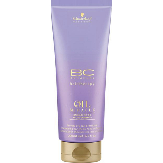 Schwarzkopf Professional BC Bonacure Oil Miracle Barbary Fig Oil-In-Regenerating Shampoo für sehr trockenes und sprödes Haar 200 ml