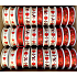Ditipo Villach Satinband Rot mit grünen Bäumen 3 mx 15 mm